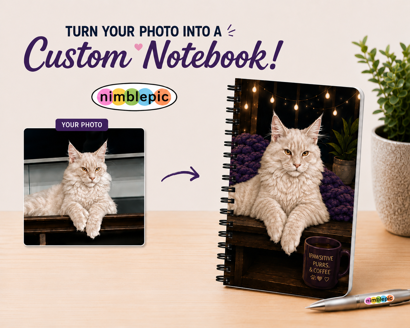 Your Custom Notebook 4" X 6" Handmade