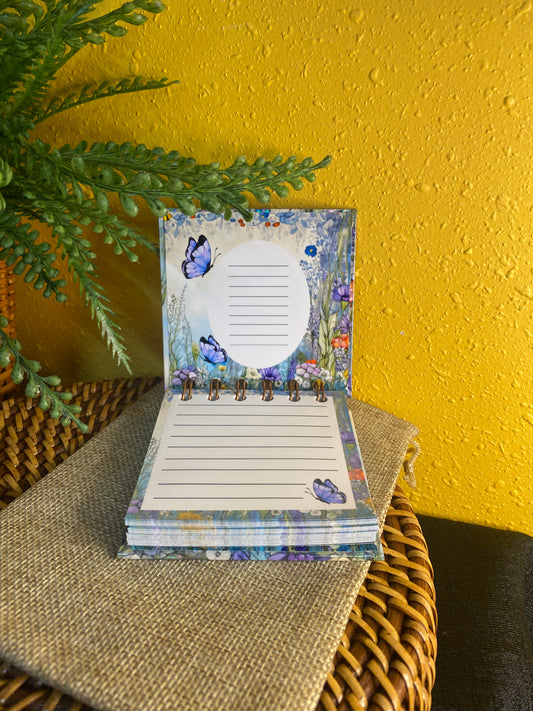 Handmade Mini Butterfly Notebook