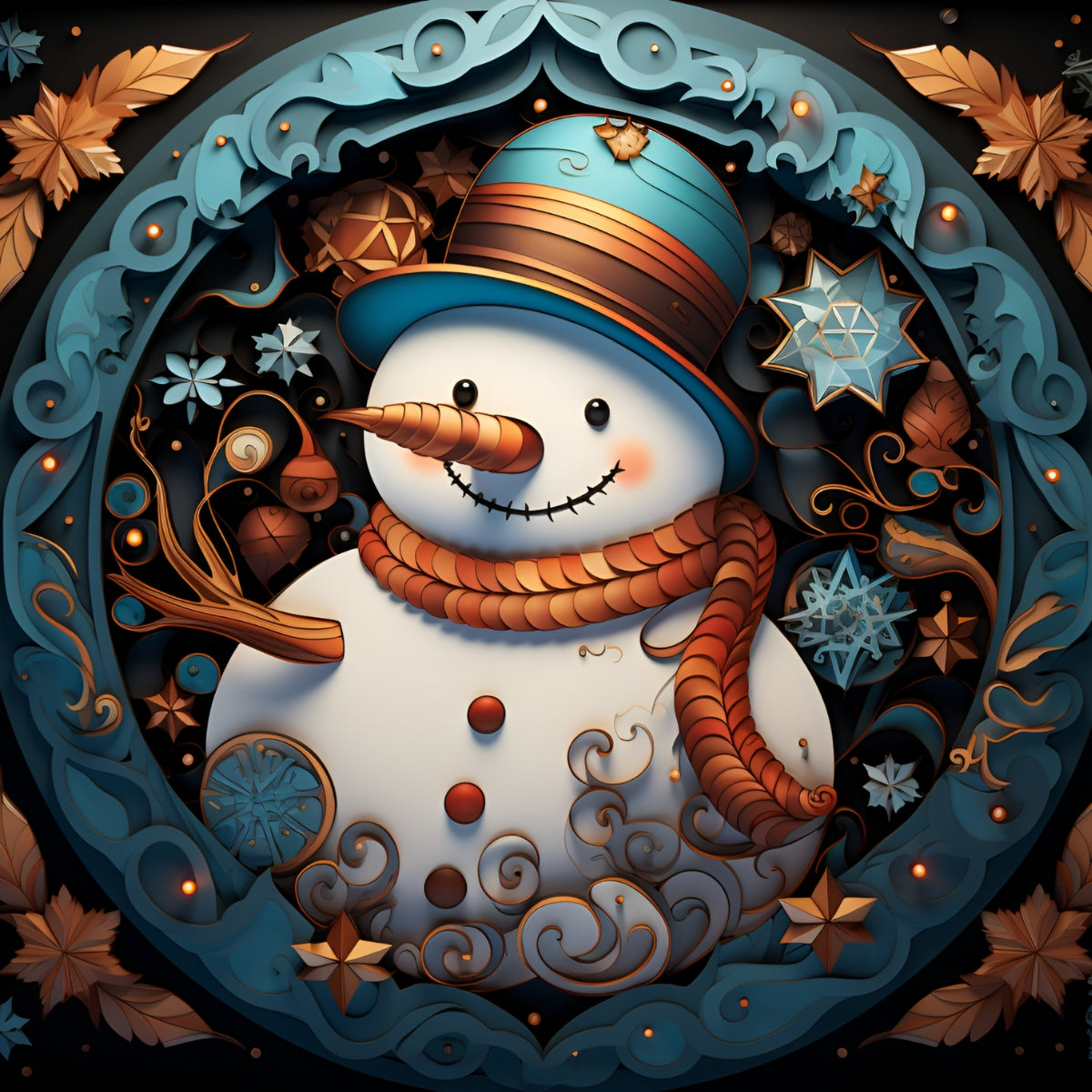 Magnets - Snowmen Gallery K5