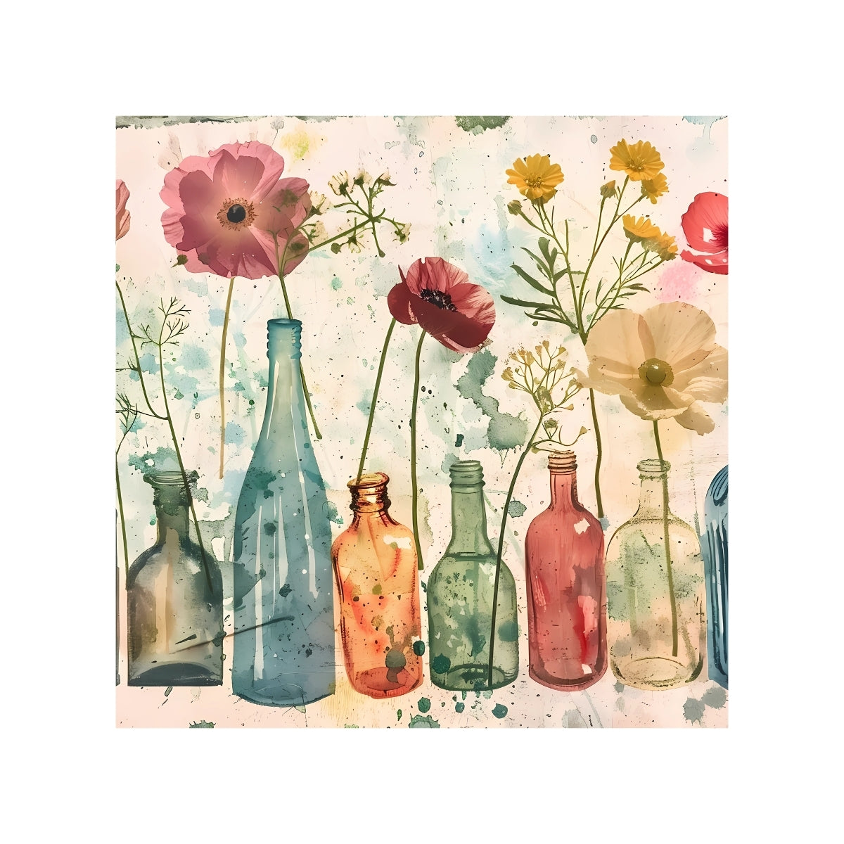 Magnets - Flower Bottle Gallery A