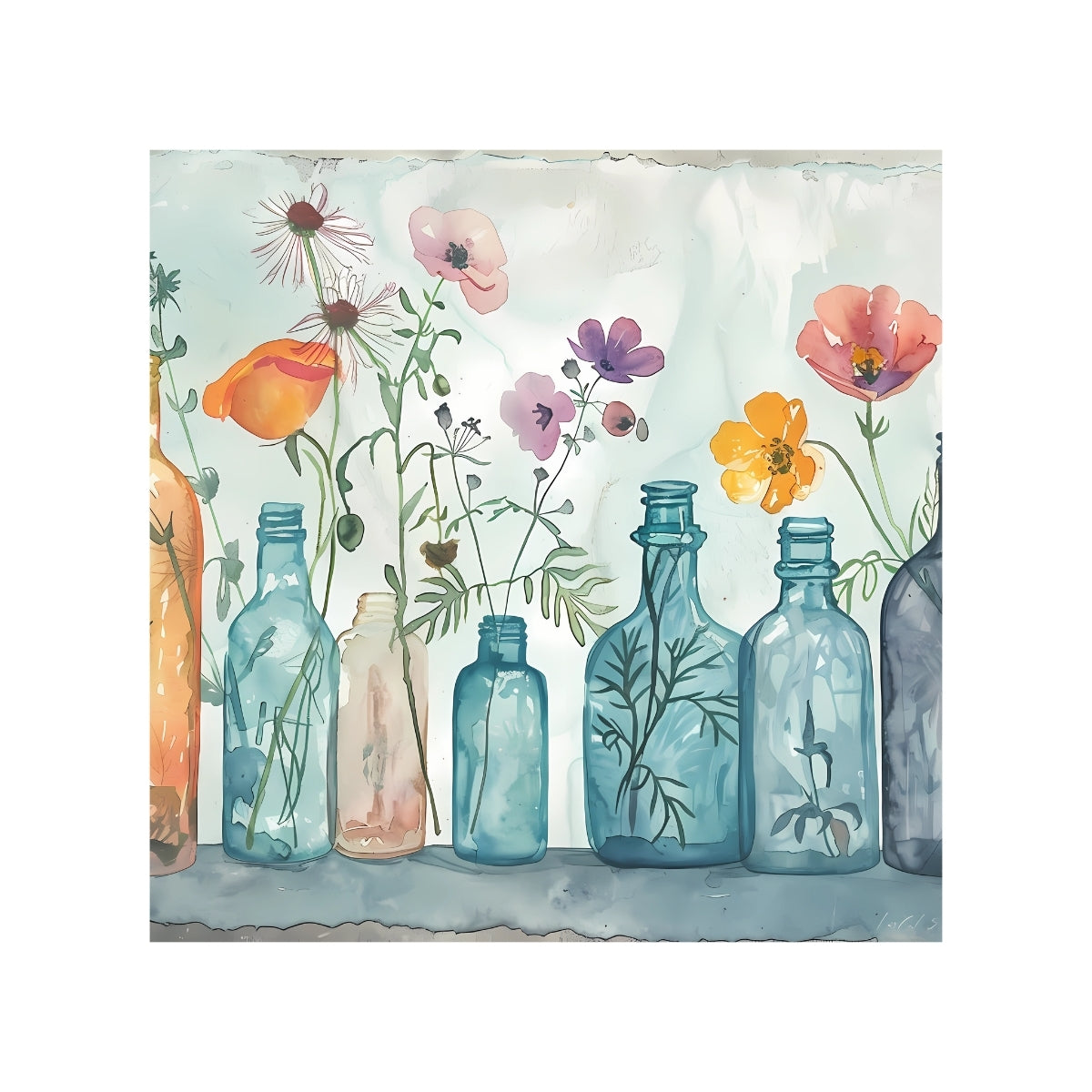 Magnets - Flower Bottle Gallery A