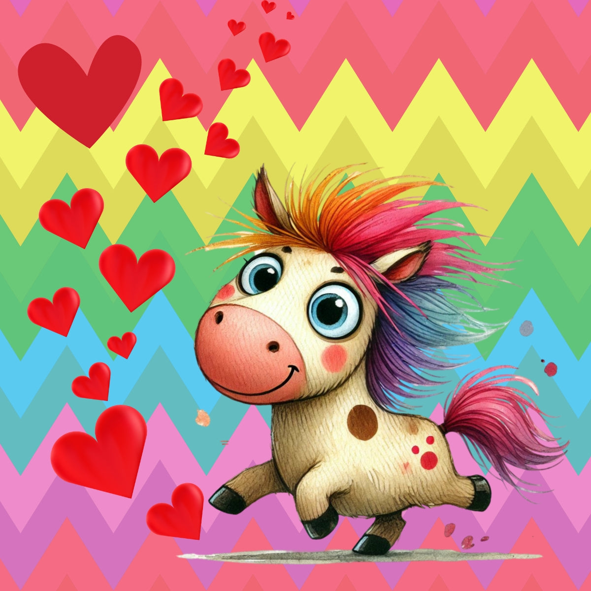 Magnets - Valentines Gallery Horse A