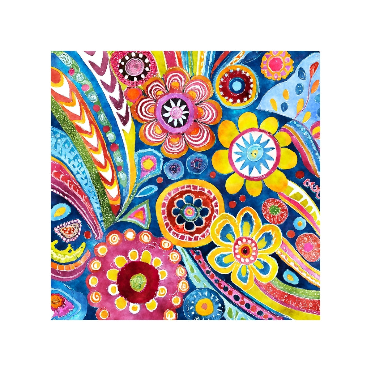 Magnets - Funky Flowers Gallery A