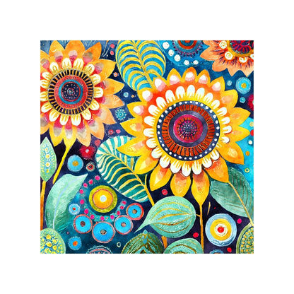 Magnets - Funky Flowers Gallery A