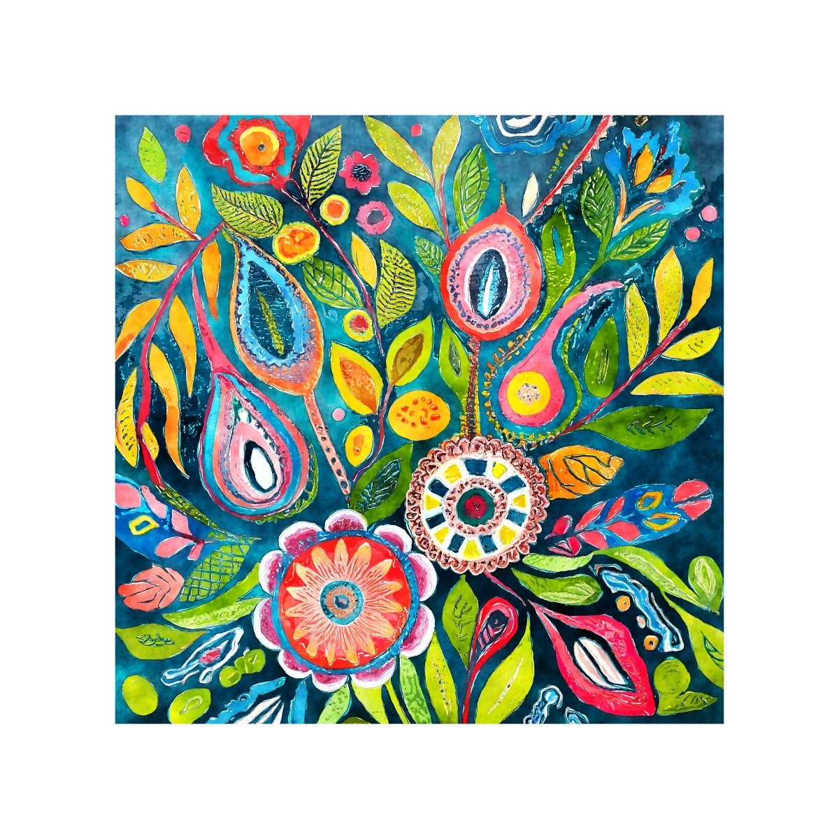 Magnets - Funky Flowers Gallery A