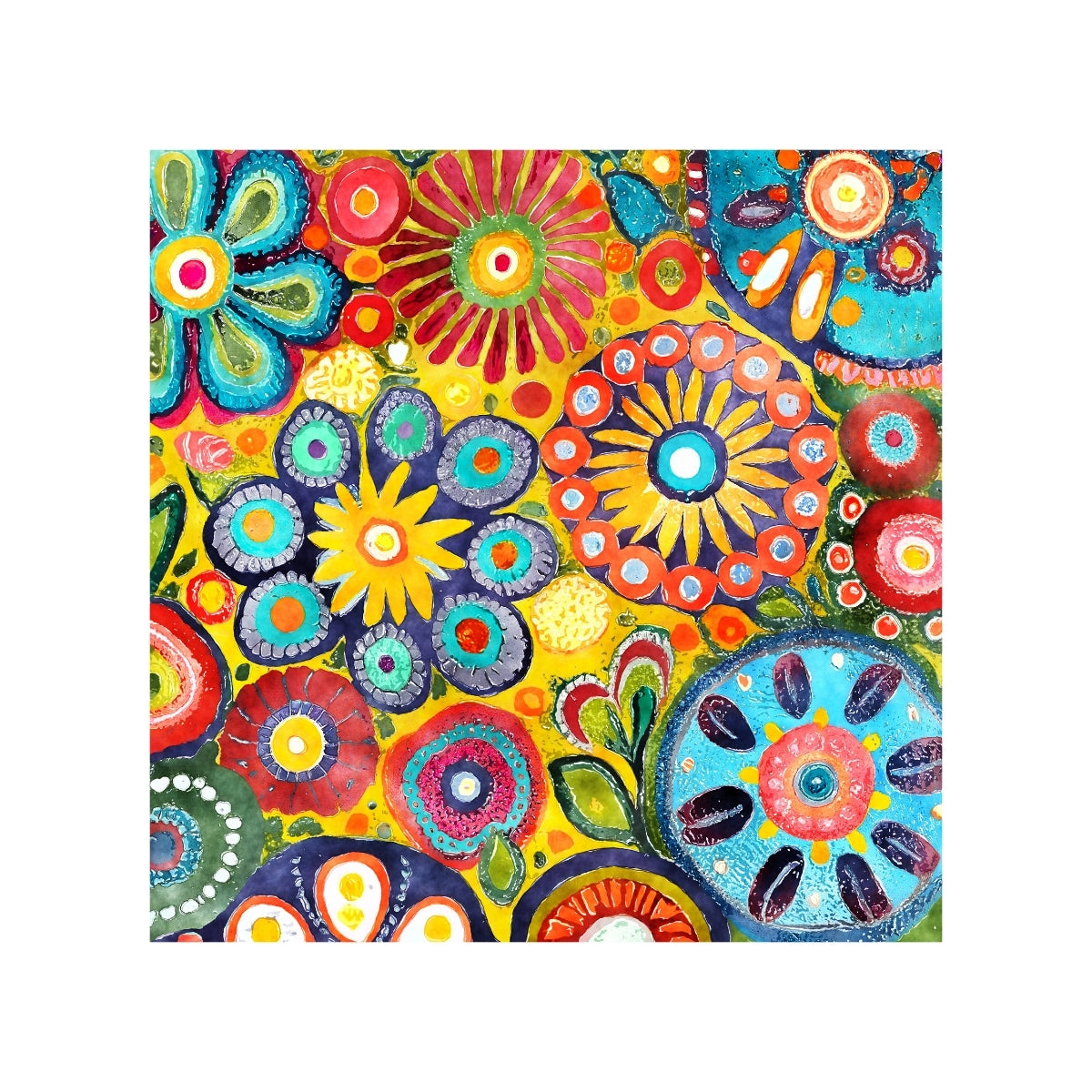 Magnets - Funky Flowers Gallery A