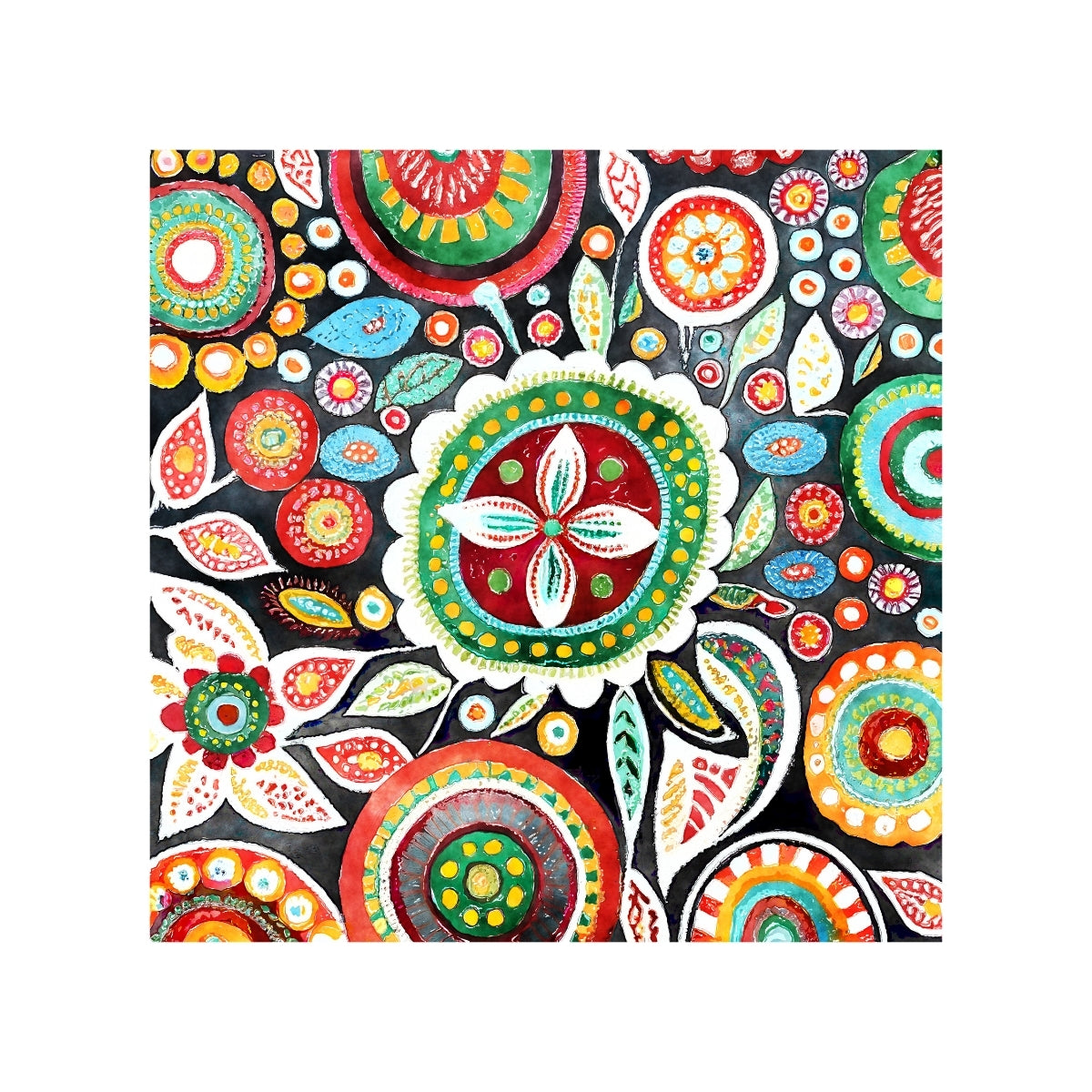 Magnets - Funky Flowers Gallery A