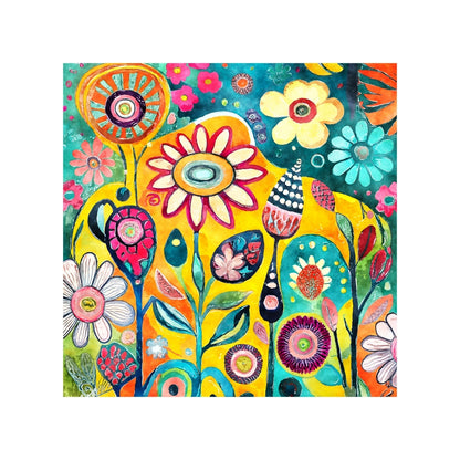 Magnets - Funky Flowers Gallery B