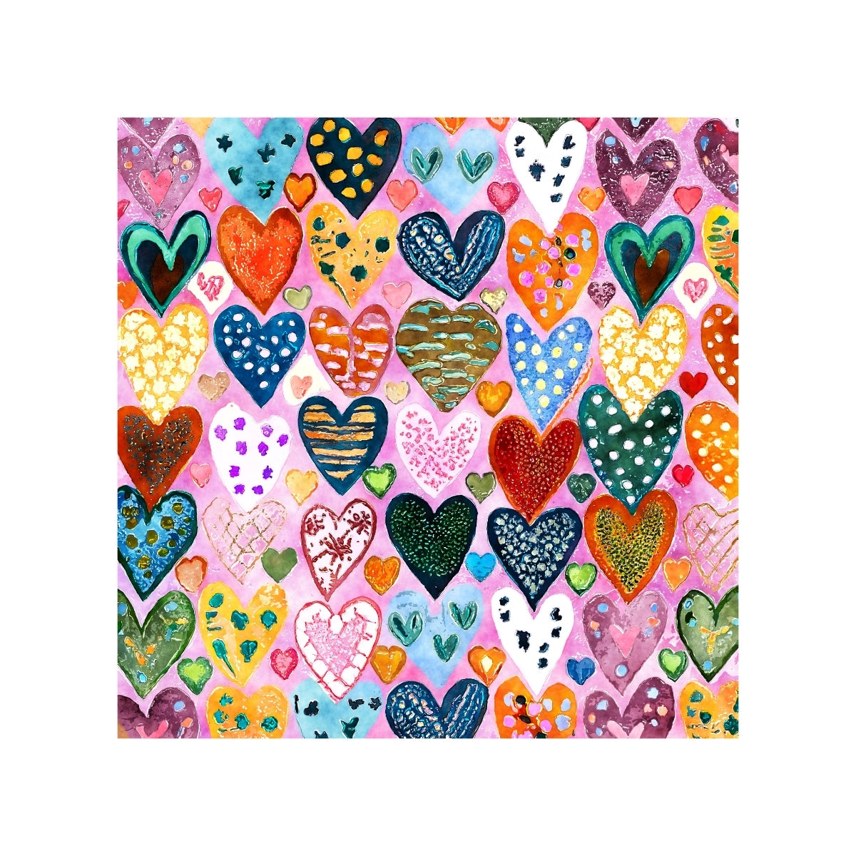 Magnets - Funky Hearts Gallery A