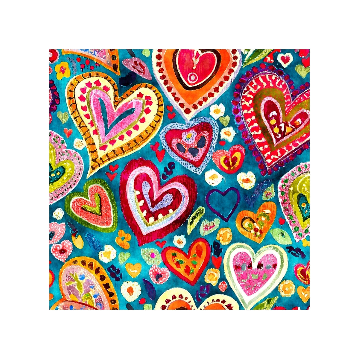 Magnets - Funky Hearts Gallery A