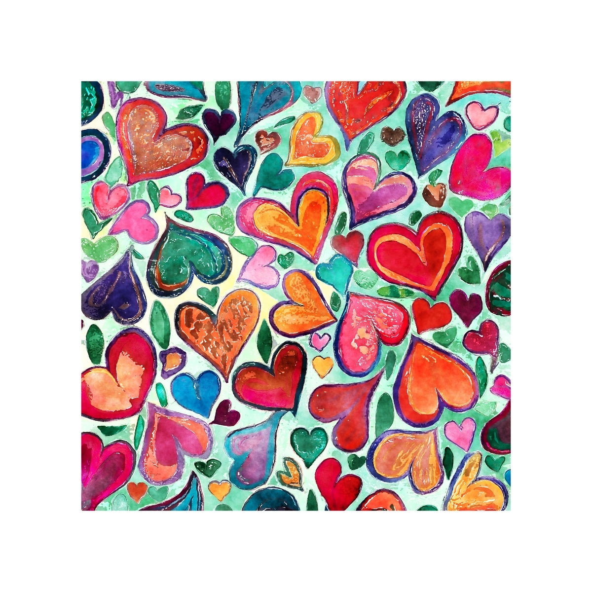 Magnets - Funky Hearts Gallery A