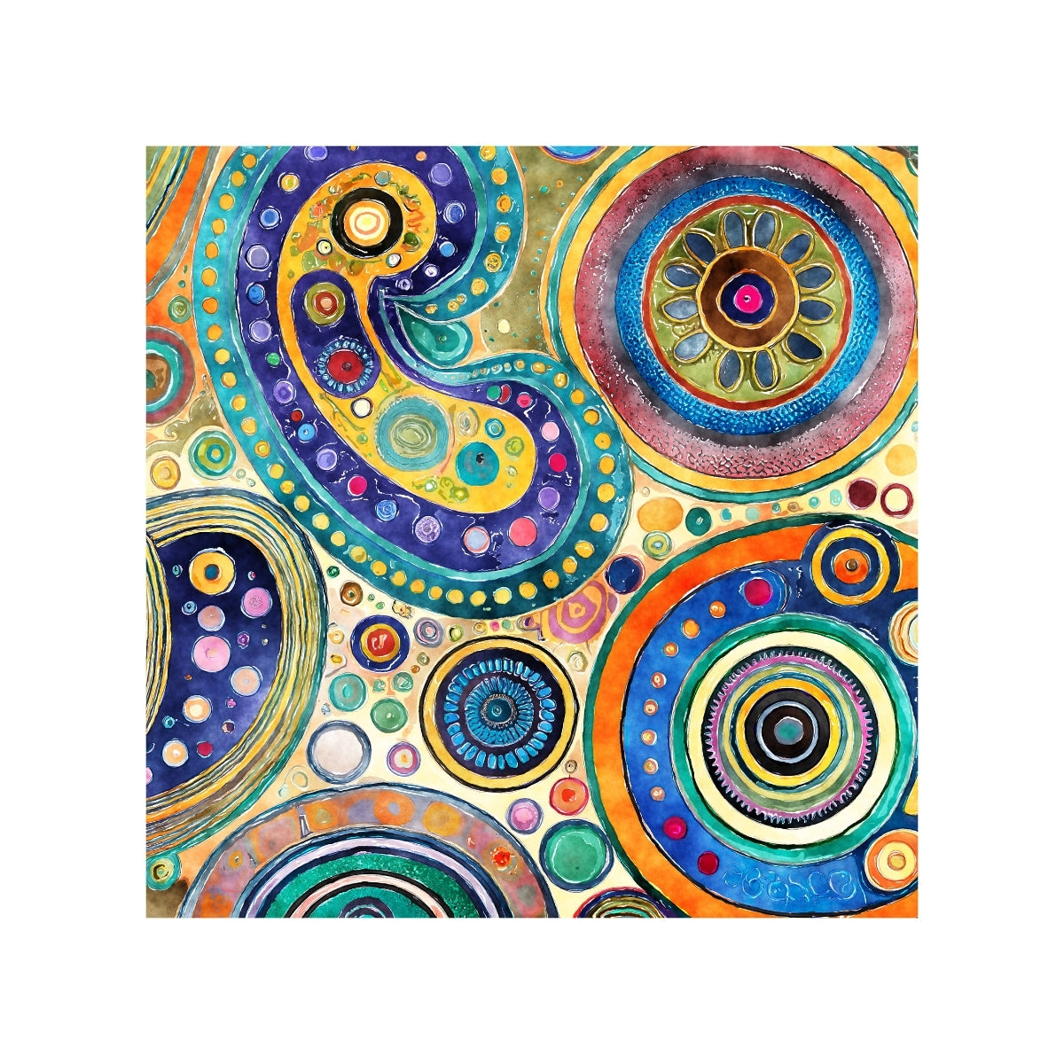 Magnets - Funky Paisley Gallery A