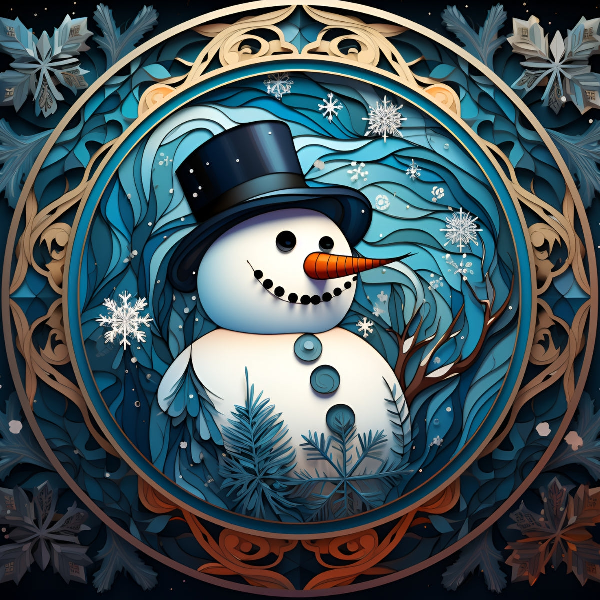 Magnets - Snowmen Gallery K5