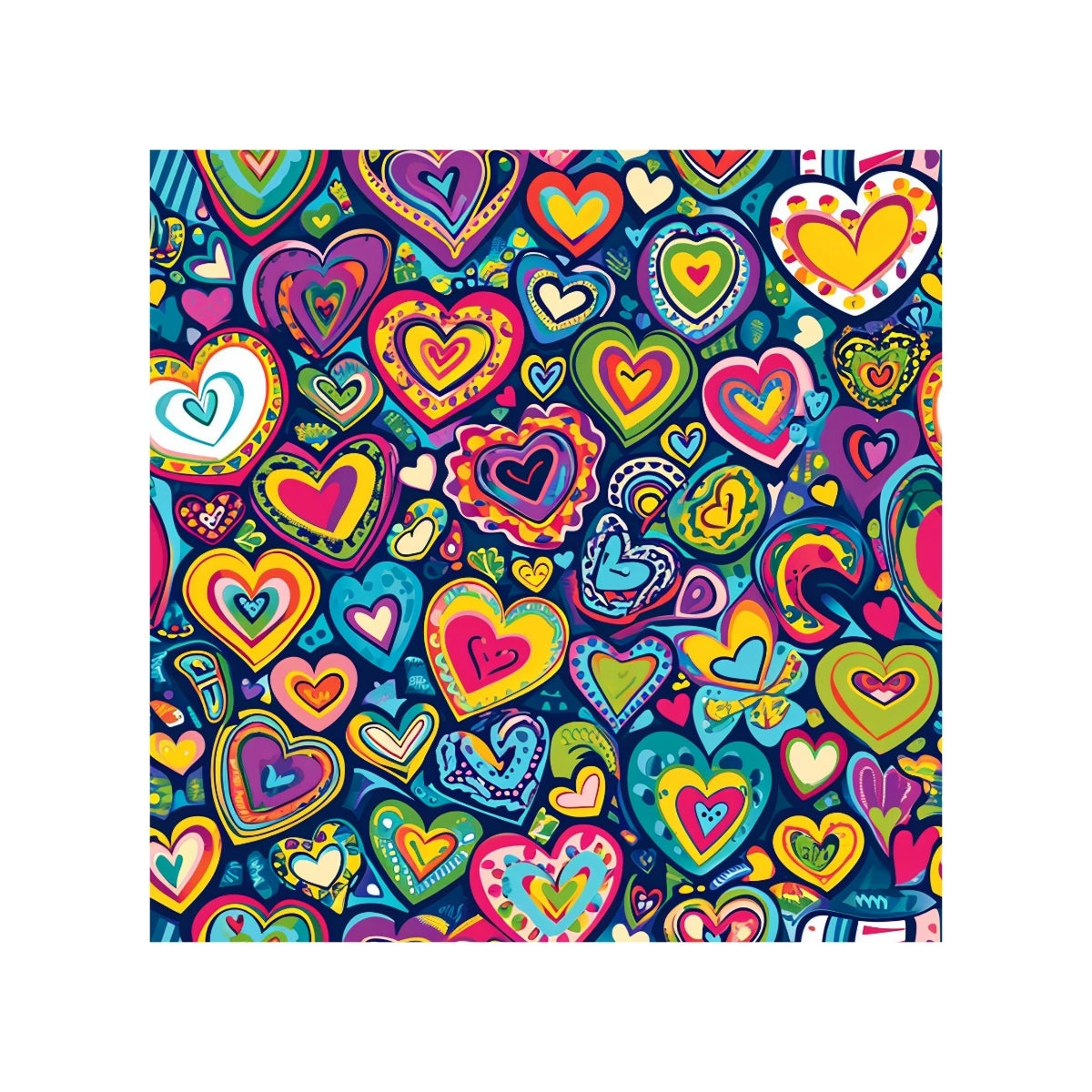 Magnets - Funky Hearts Gallery B