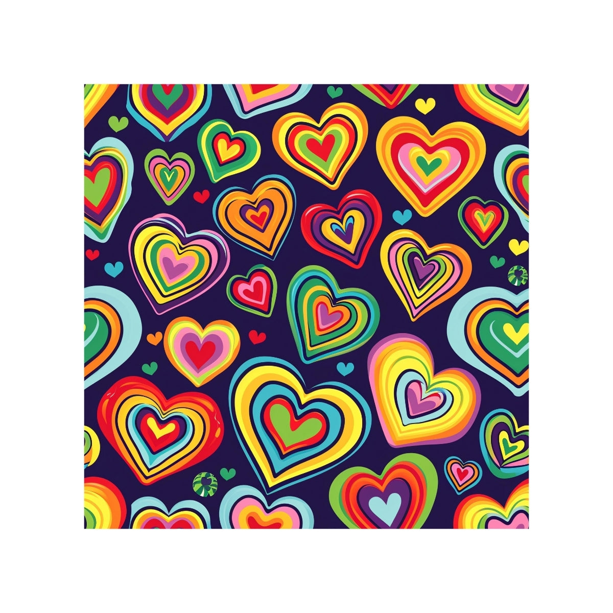 Magnets - Funky Hearts Gallery B