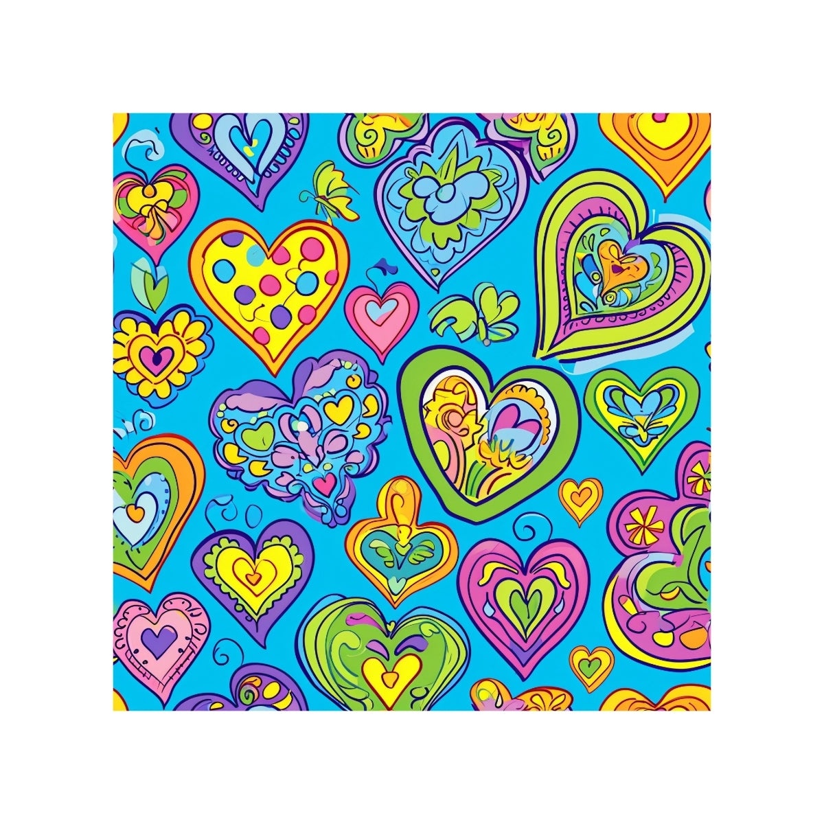 Magnets - Funky Hearts Gallery B