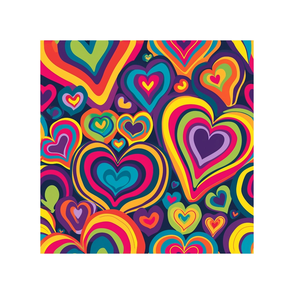 Magnets - Funky Hearts Gallery B