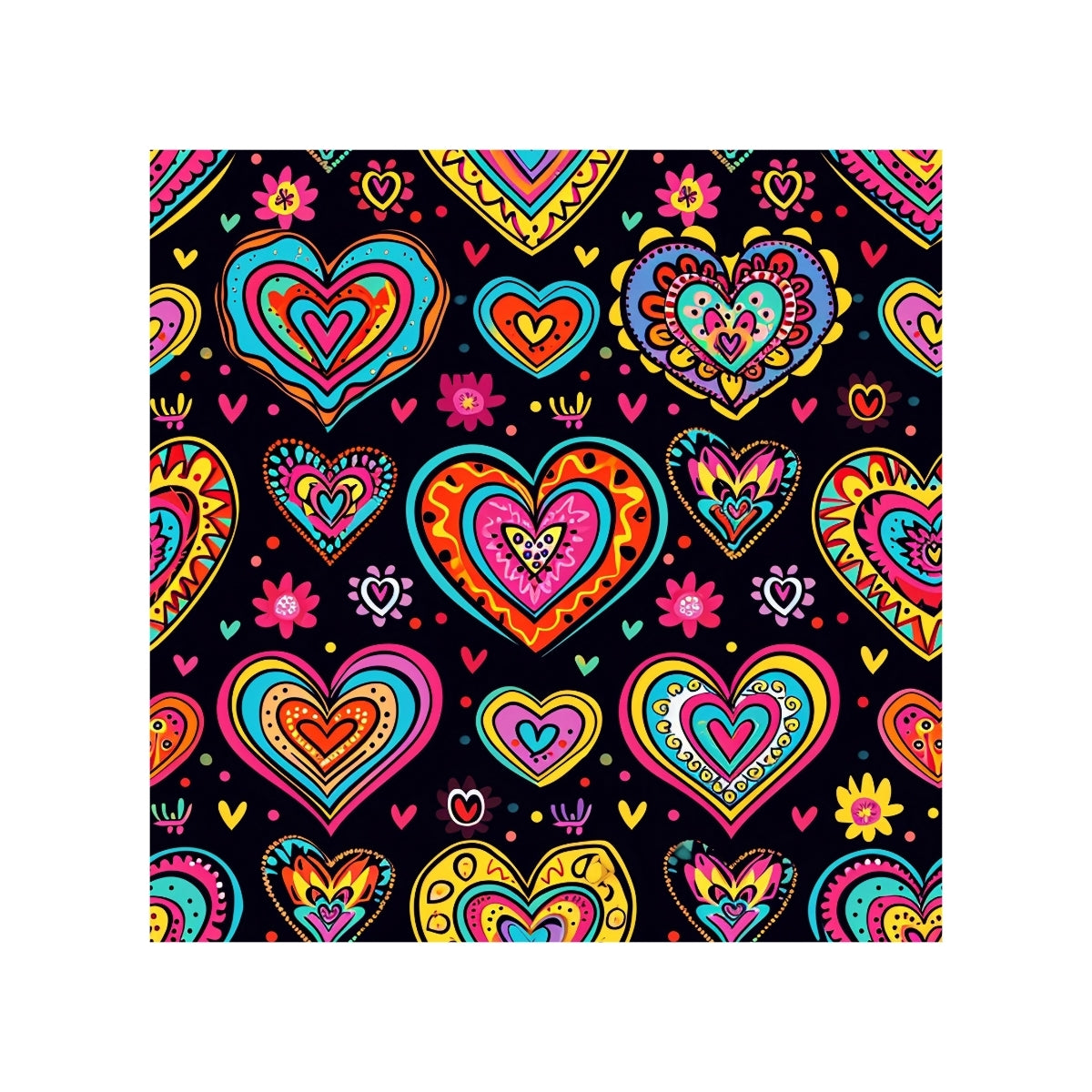 Magnets - Funky Hearts Gallery B