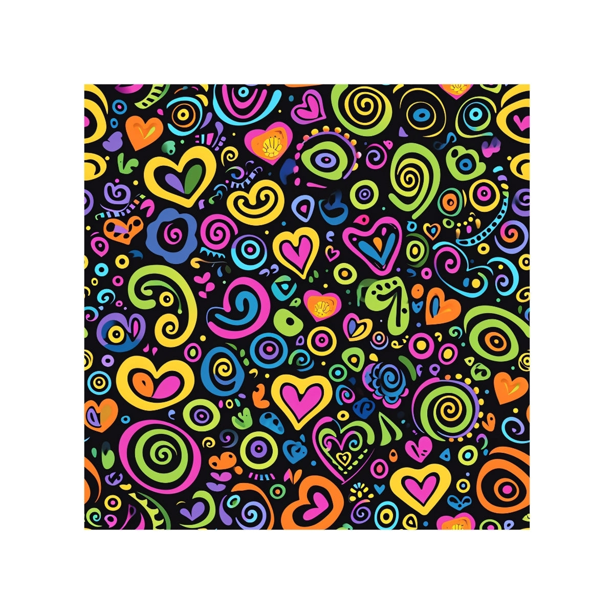 Magnets - Funky Hearts Gallery B