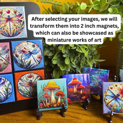 Magnets - Funky Flowers Gallery A