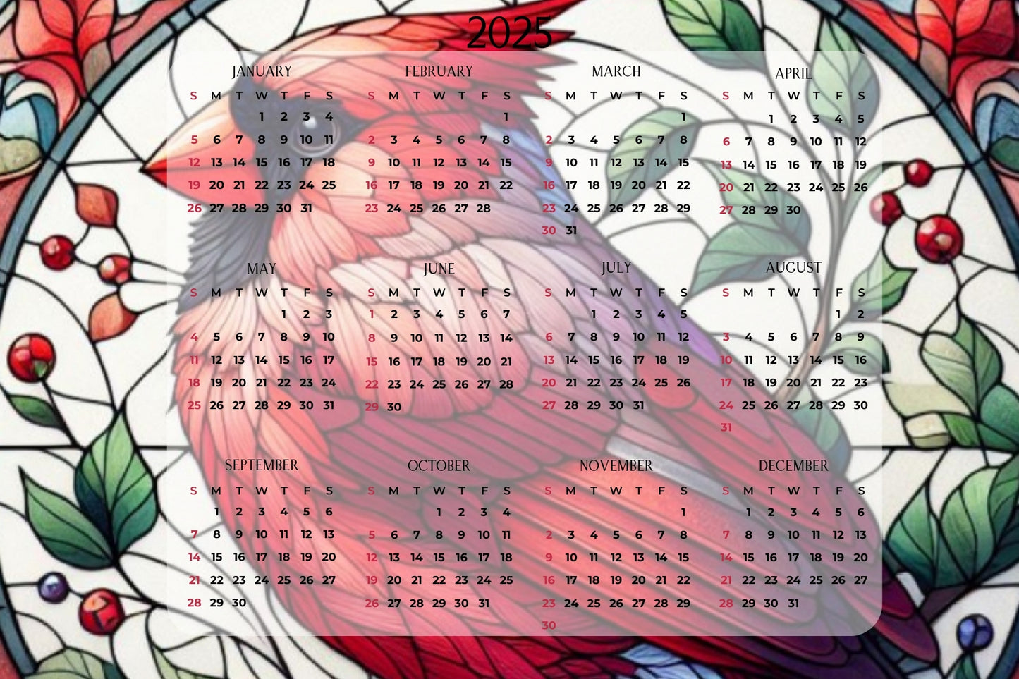 Calendar Magnets 3