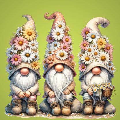 Magnets - Gnomes Daisy Gallery A