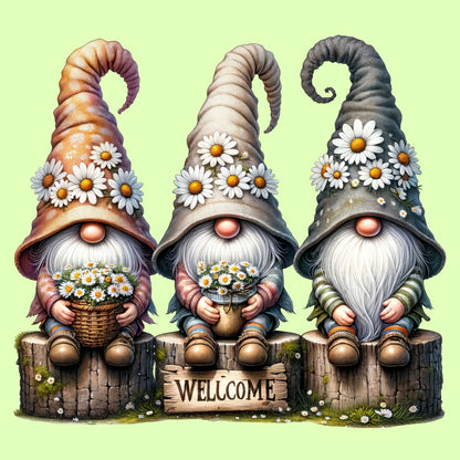 Magnets - Gnomes Daisy Gallery A