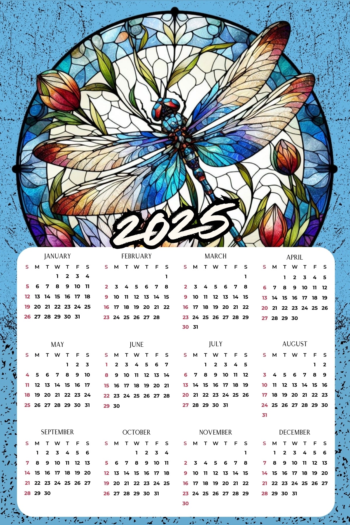 Calendar Magnets - Dragonfly Images