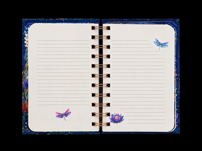 Dragonfly Notebook 4" X 6" Handmade