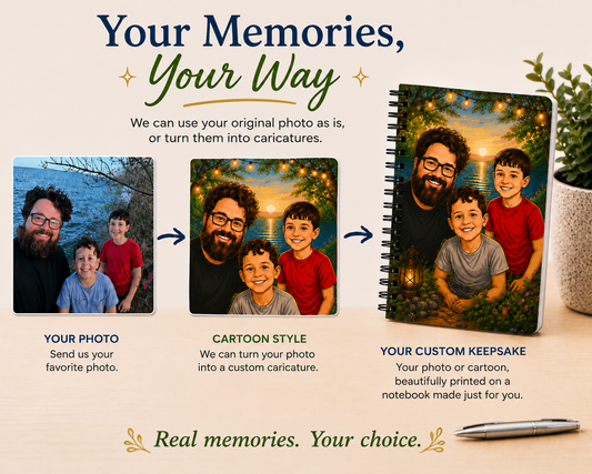 Your Custom Notebook 4" X 6" Handmade
