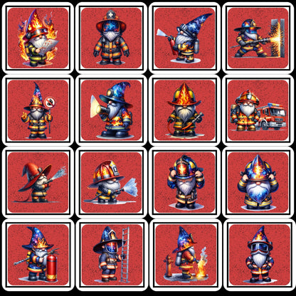 Magnets - Gnomes Firefighter Gallery A