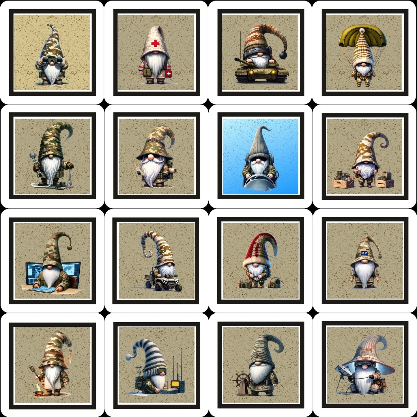 Magnets - Gnome Gallery Soldier A