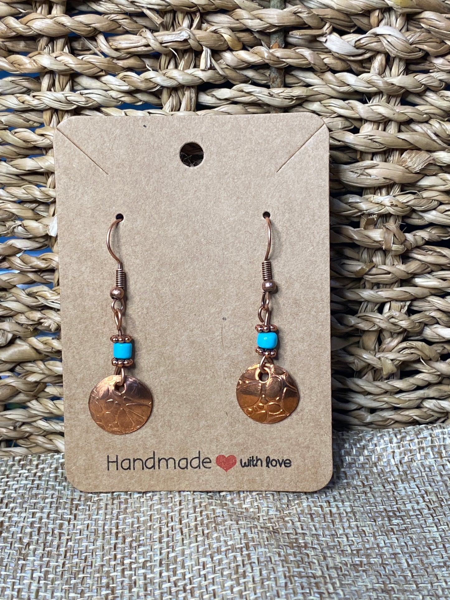 Copper Earrings #6