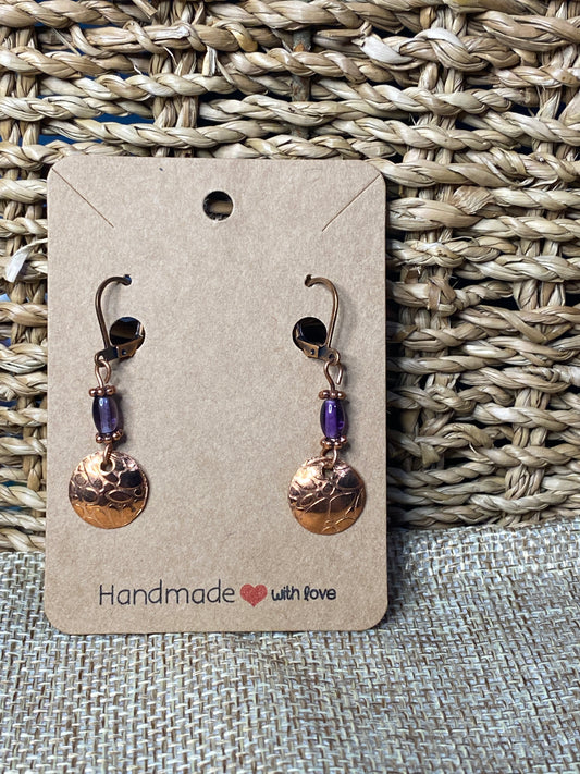 Copper Earrings #7