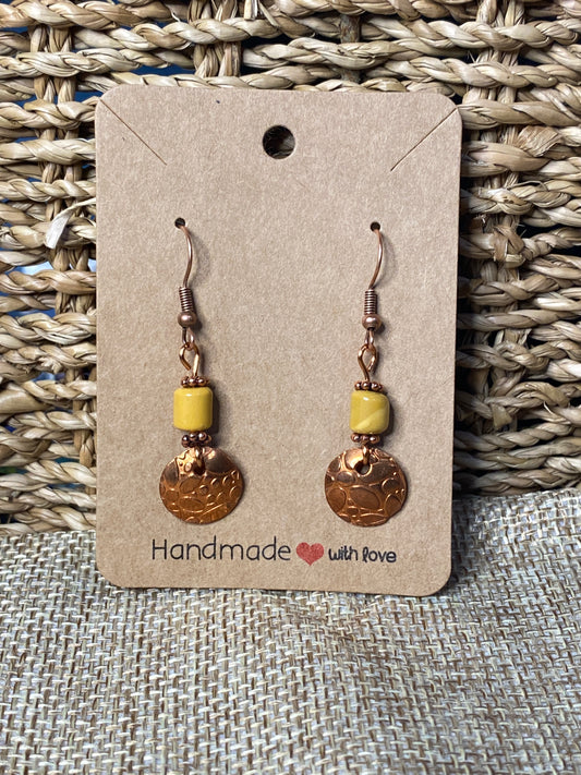 Copper Earrings #9
