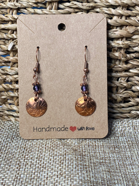 Copper Earrings #10