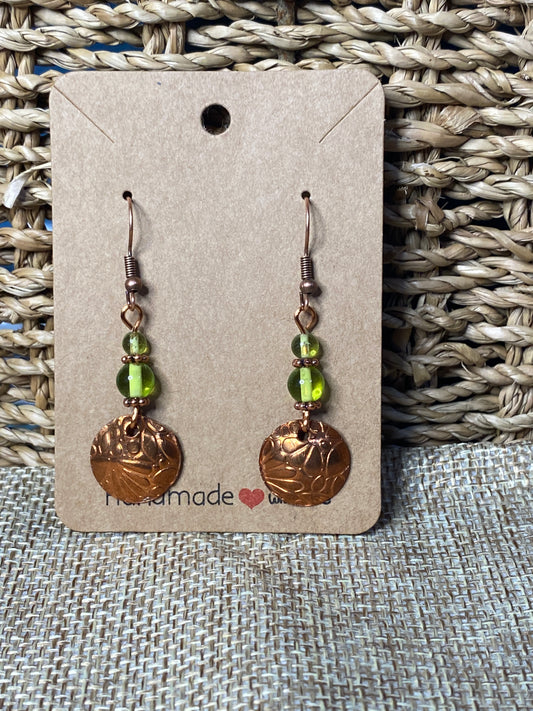 Copper Earrings #13