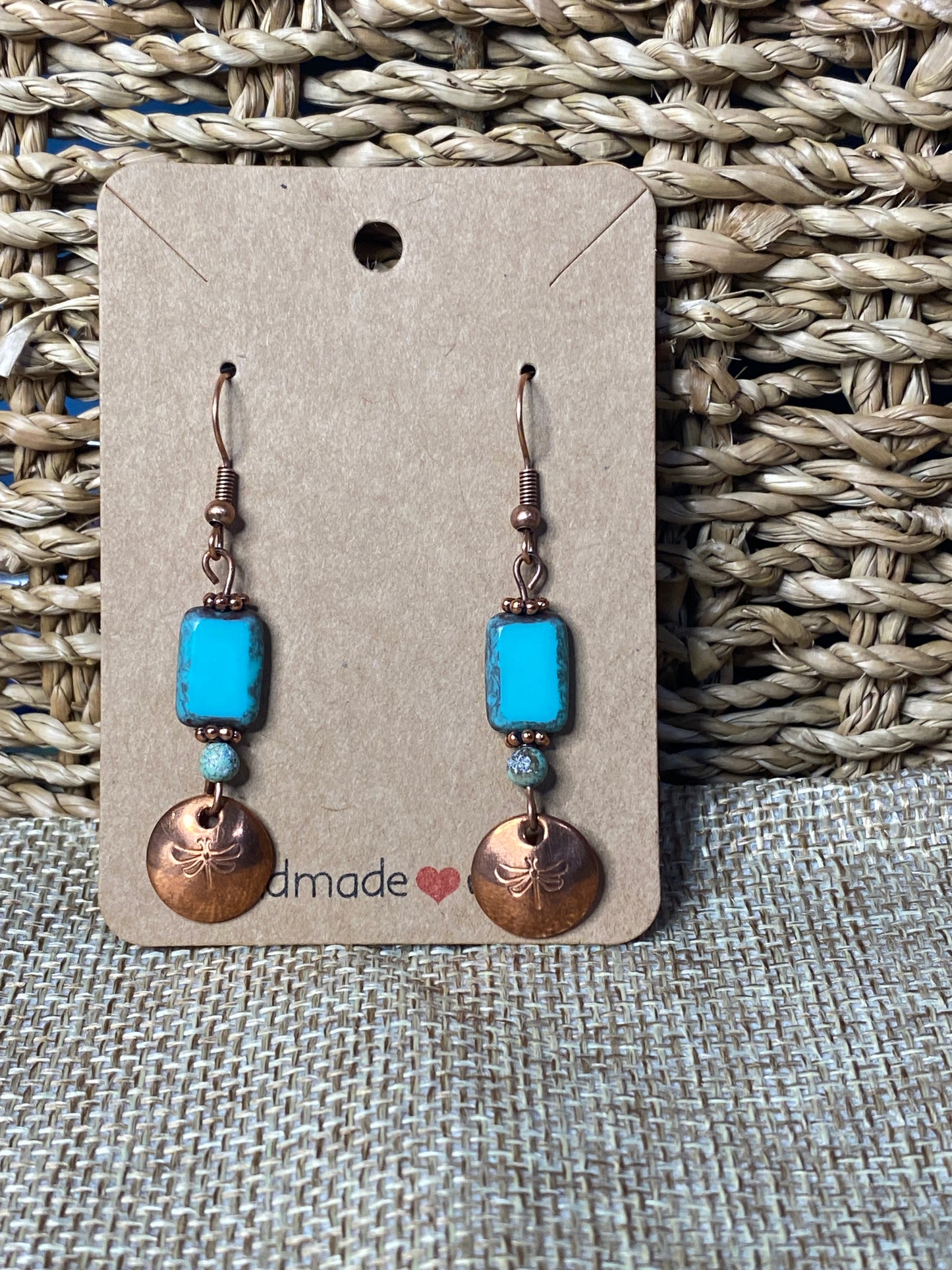 Copper Earrings #16