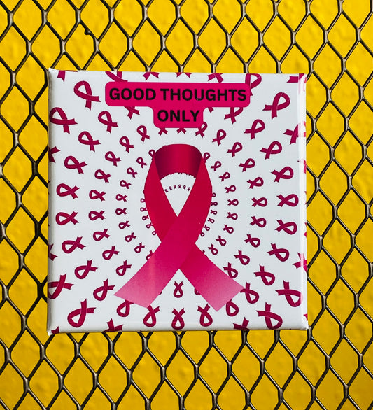 2 Inch Square Magnet - Inspirational Cancer Magnets