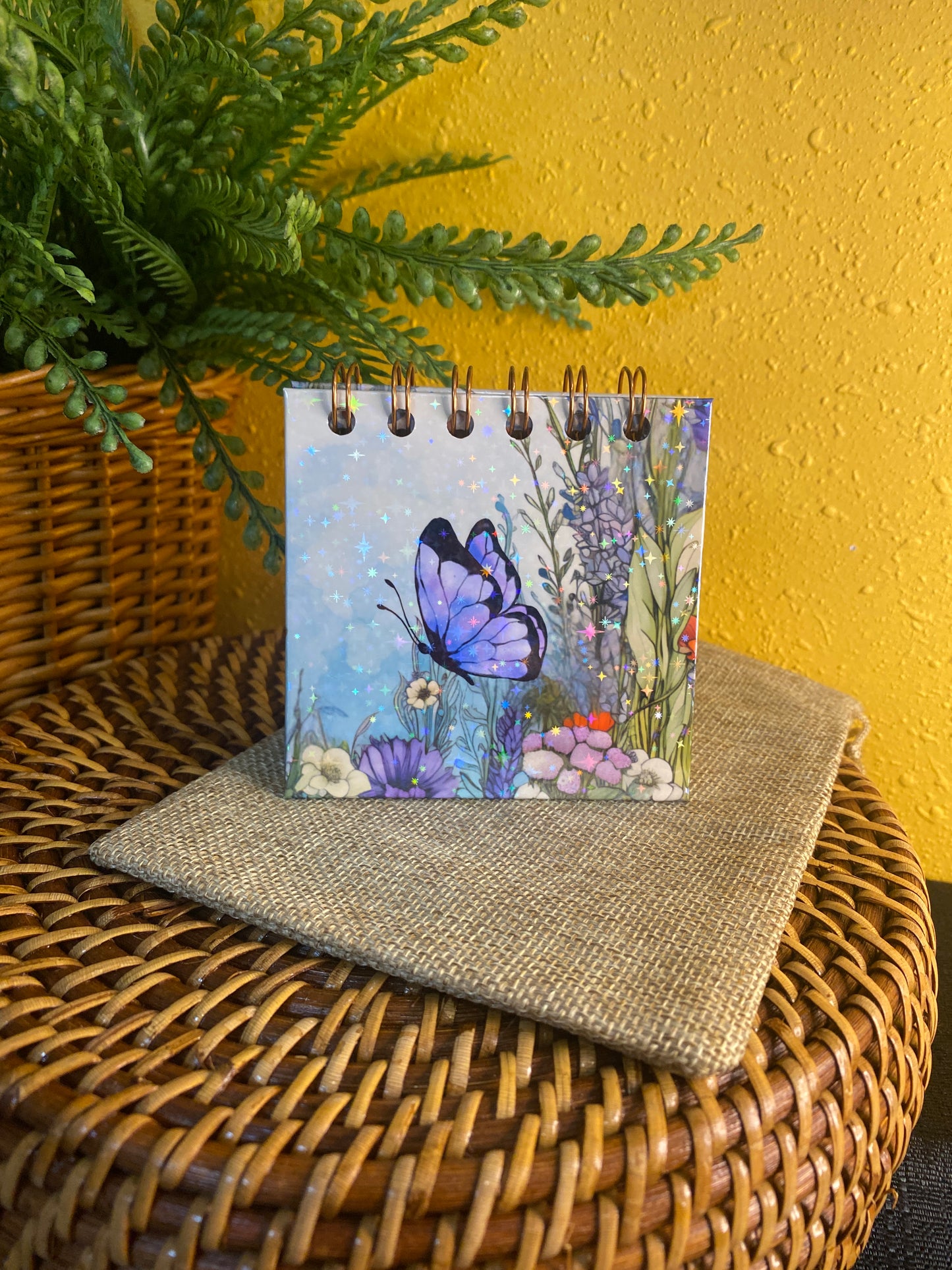Handmade Mini Butterfly Notebook