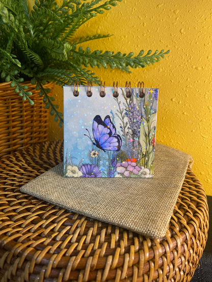 Handmade Mini Butterfly Notebook