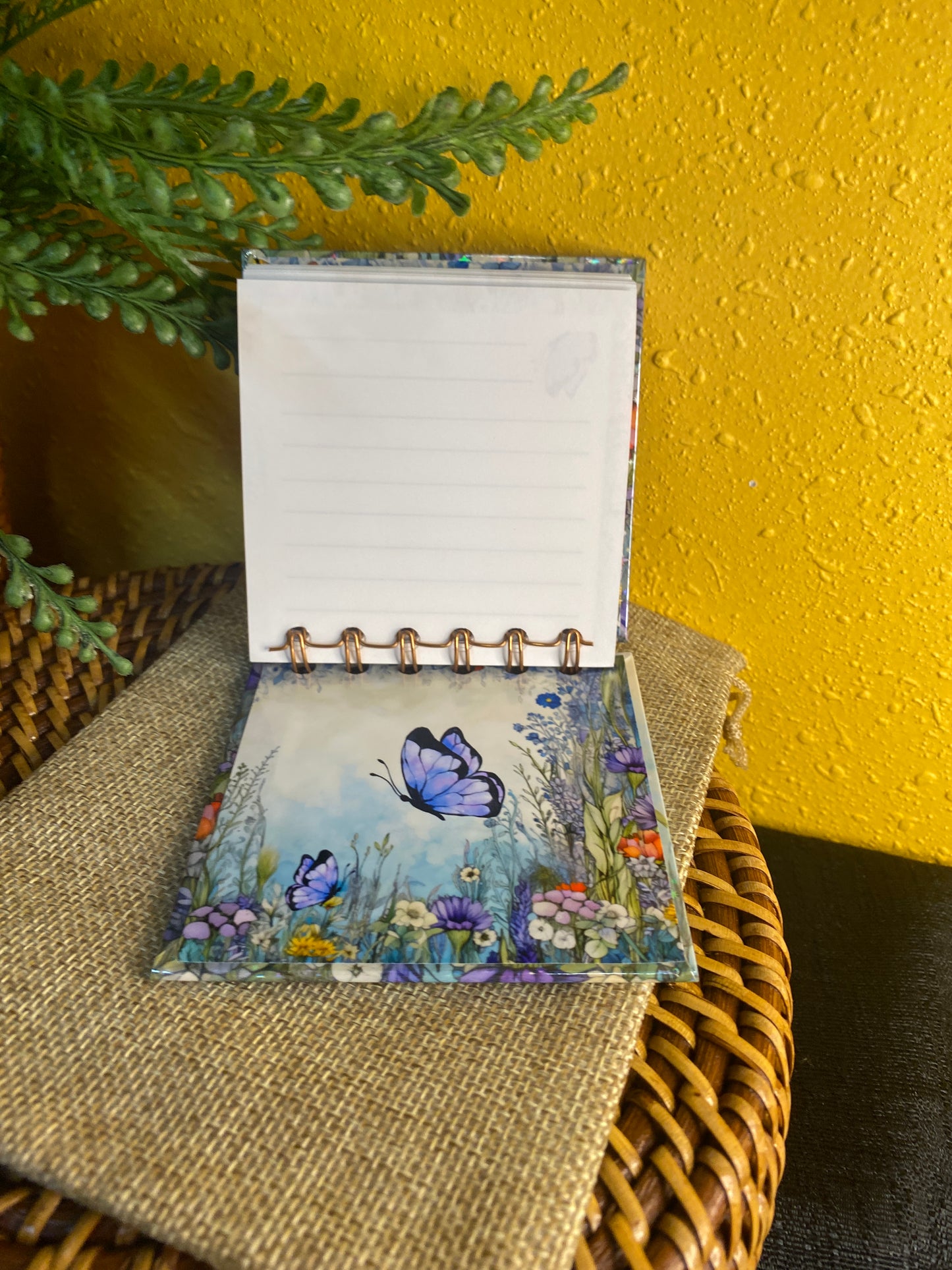 Handmade Mini Butterfly Notebook