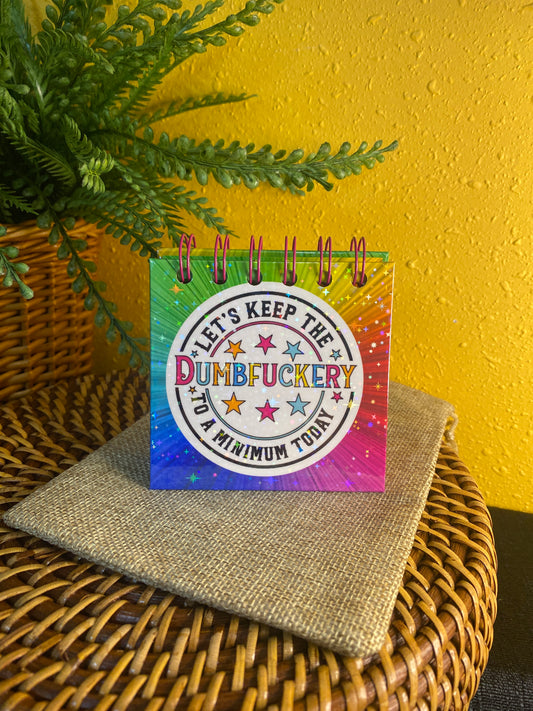 Handmade Mini DumbF*** Notebook