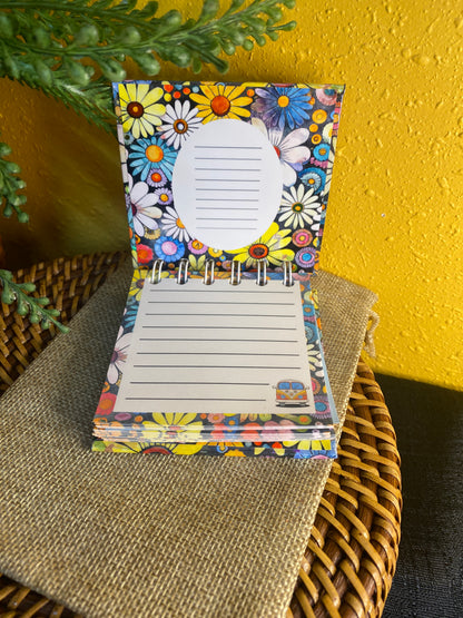 Handmade Mini Retro Van Notebook