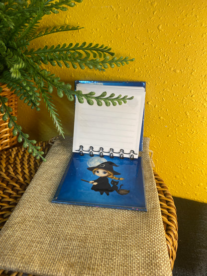 Handmade Mini Blonde Witch Notebook