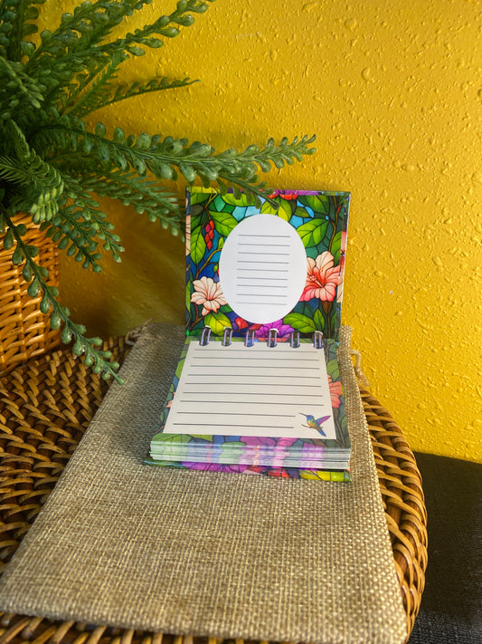 Handmade Mini Hummingbird Notebook
