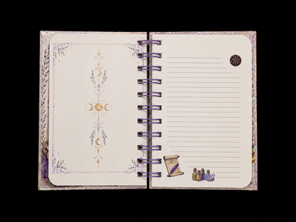 Intentions and Spells Notebook 4" X 6" Handmade