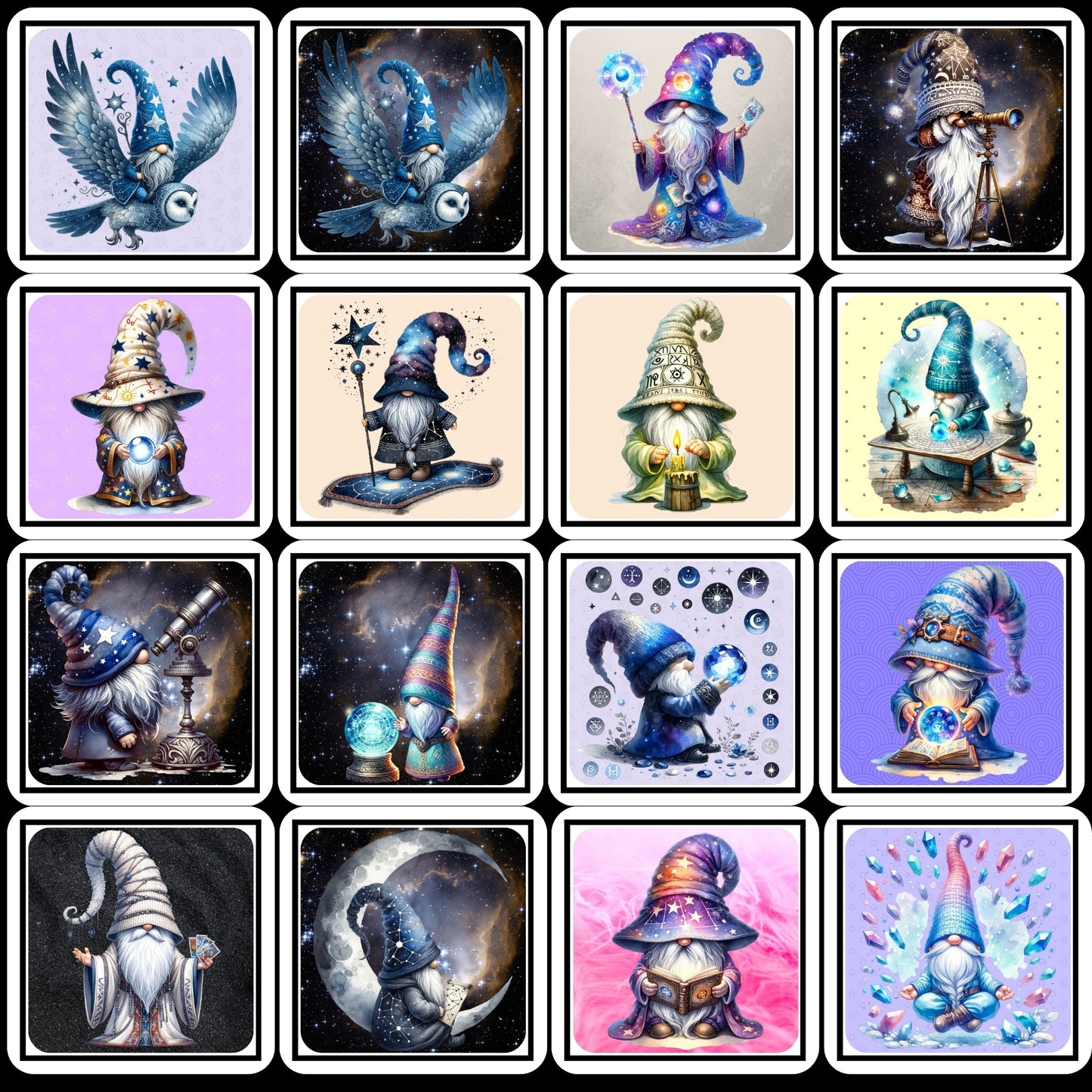 Magnets - Gnomes Mystic Gallery A