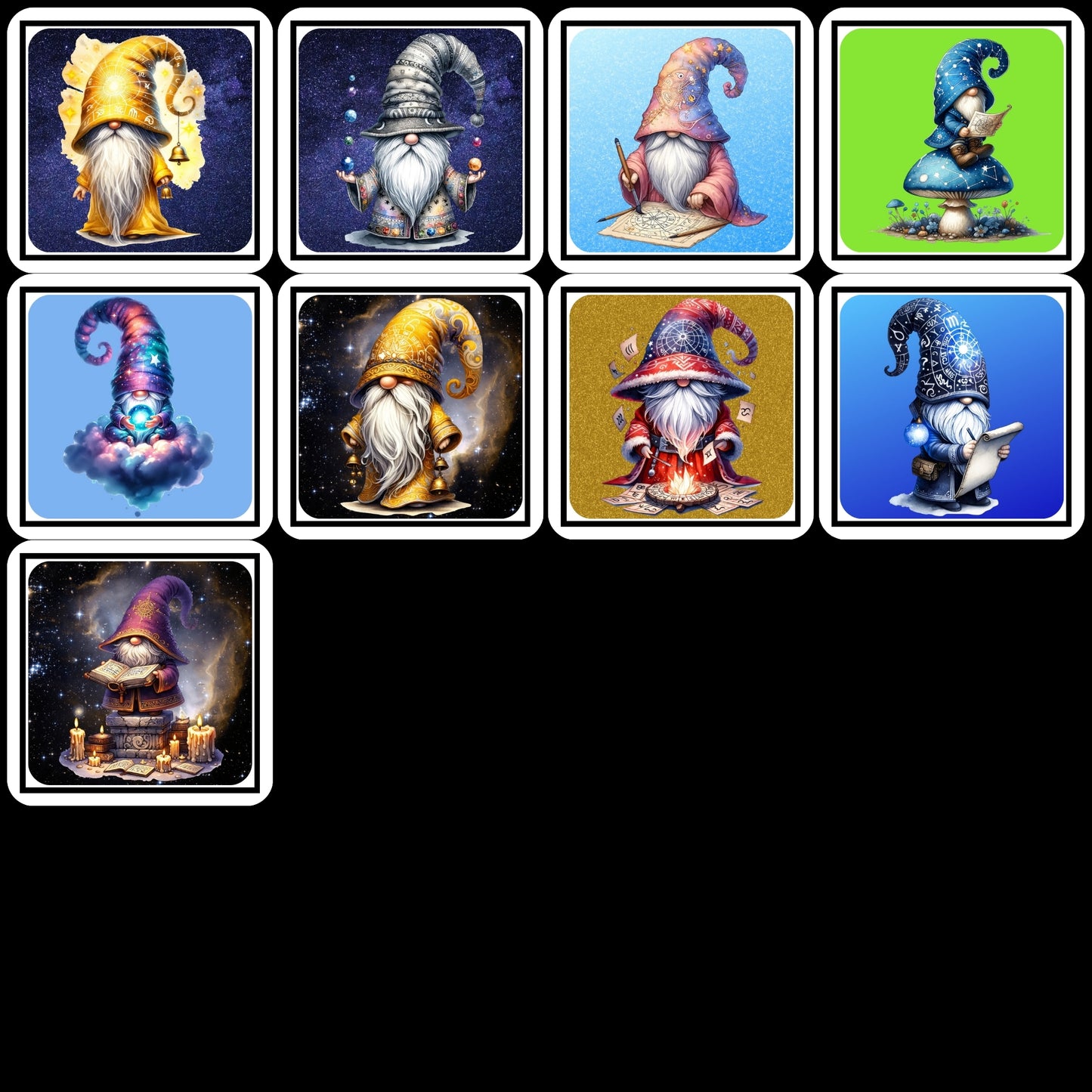 Magnets - Gnomes Mystic Gallery B