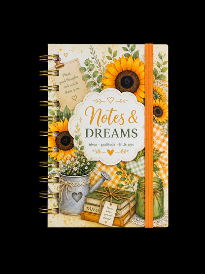 Notes and Dreams Notebook 4" X 6" Handmade